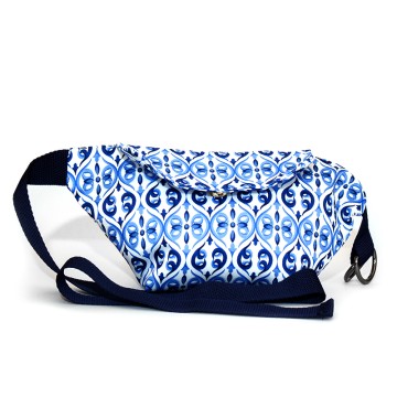 Bag με μπλε μοτίβα